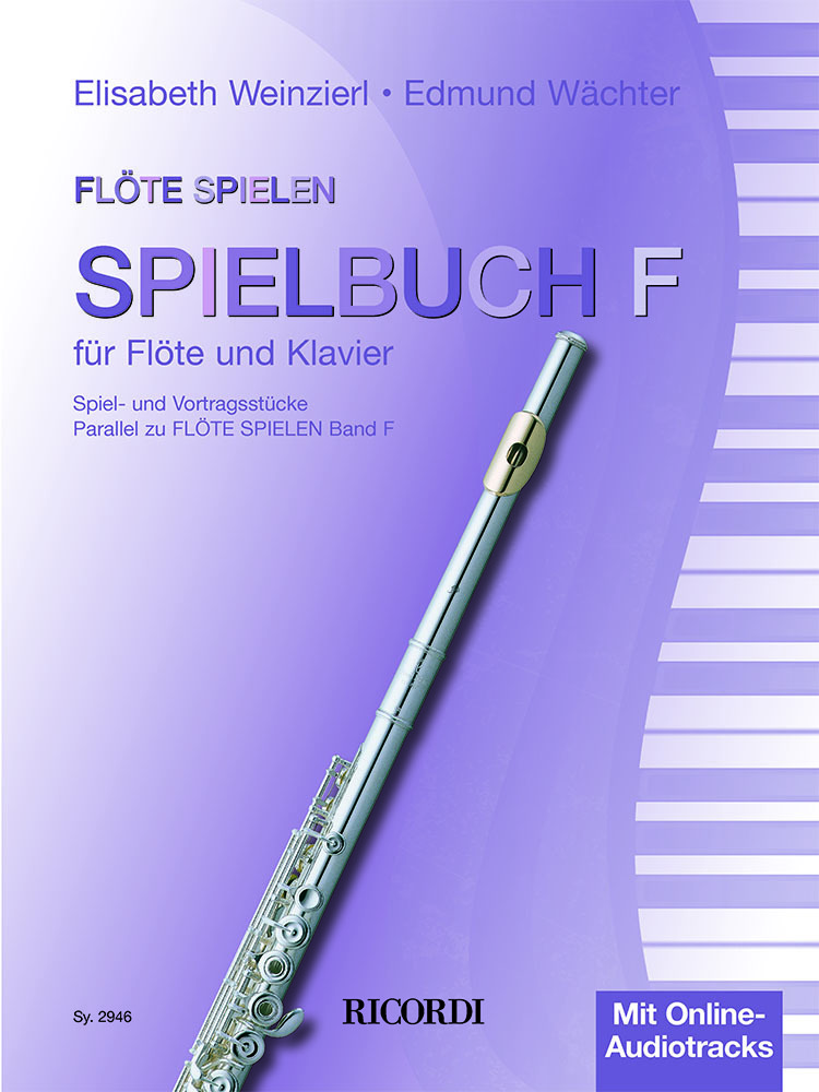 Cover: 9790204229468 | Flöte spielen - Spielbuch Band F (+Online) für Flöte und Klavier