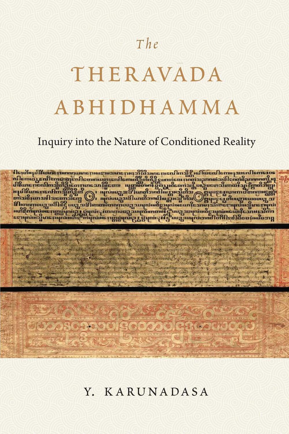 Cover: 9781614294535 | The Theravada Abhidhamma | Y. Karunadasa | Buch | Gebunden | Englisch