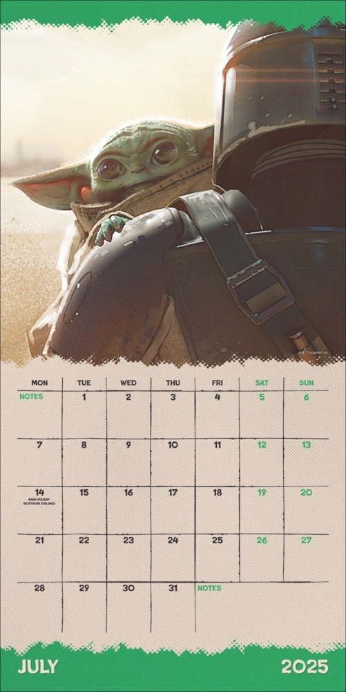 Bild: 9783840196683 | The Mandalorian Broschurkalender 2025 | Kalender | 28 S. | Englisch