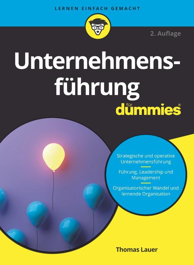 Cover: 9783527719907 | Unternehmensführung für Dummies | Thomas Lauer | Taschenbuch | 402 S.