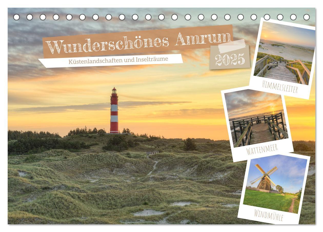 Cover: 9783457224342 | Wunderschönes Amrum (Tischkalender 2025 DIN A5 quer), CALVENDO...