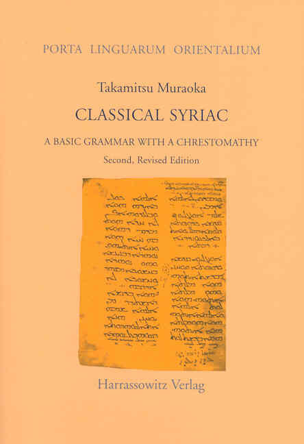 Cover: 9783447050210 | Classical Syriac | Takamitsu Muraoka | Taschenbuch | Englisch | 2005