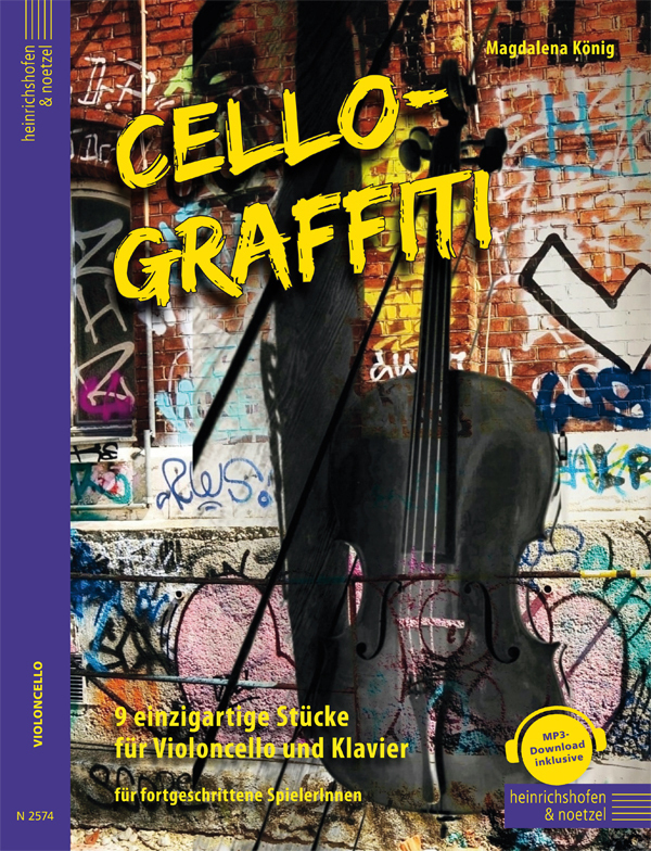 Cover: 9790204425747 | Cello-Graffiti, Partitur und Stimme | Magdalena König | 2021