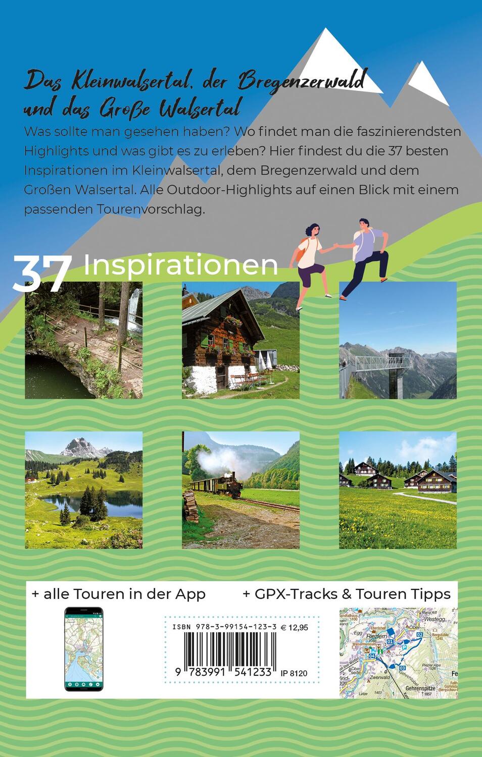 Rückseite: 9783991541233 | KOMPASS Inspiration Kleinwalsertal &amp; Bregenzerwald | Taschenbuch