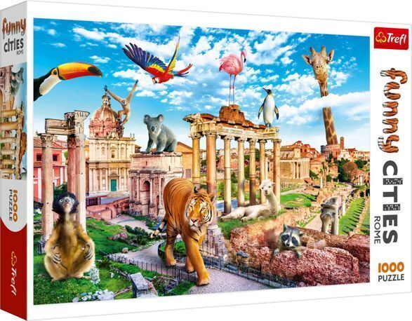 Cover: 5900511106008 | Wilde Tiere in Rom (Puzzle) | Spiel | In Spielebox | 10600 | 2021