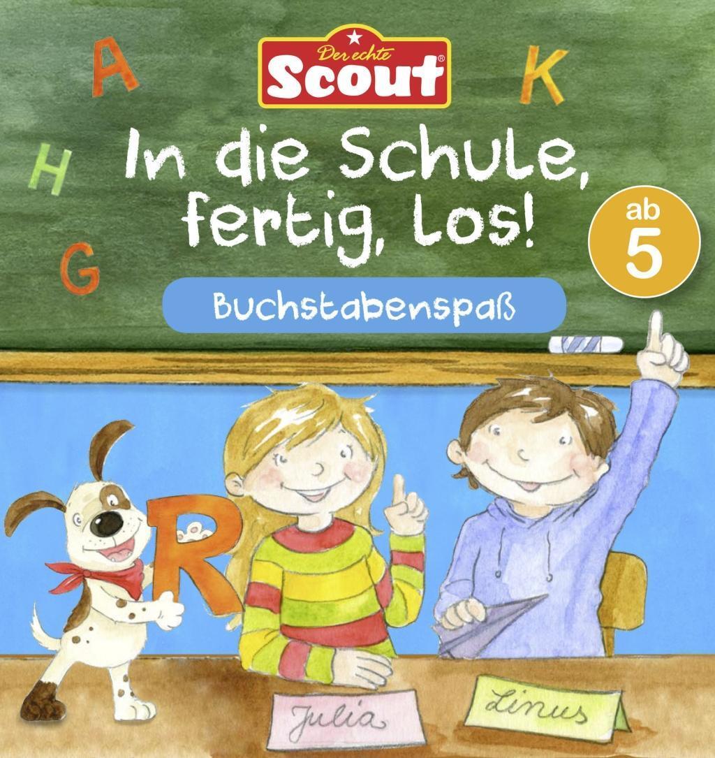 Cover: 9783945136577 | Scout - Buchstabenspaß | Der echte Scout - In die Schule, fertig, los!