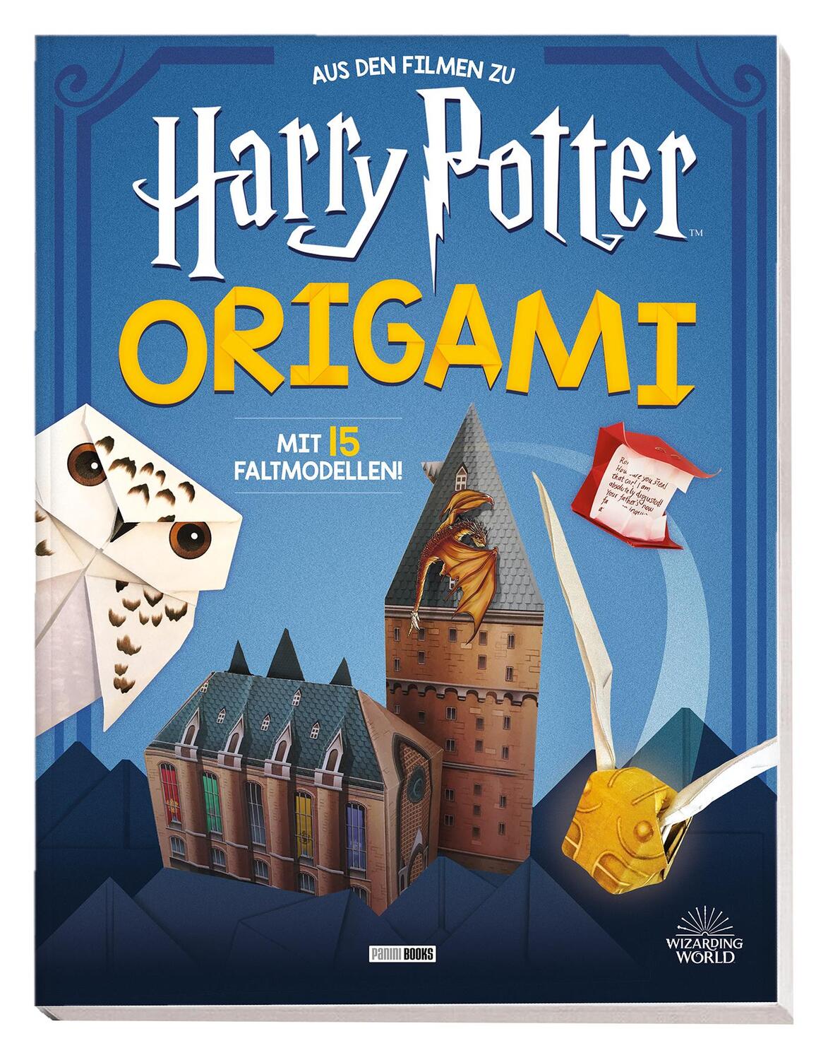 Cover: 9783833238994 | Aus den Filmen zu Harry Potter: Origami | Mit 15 Faltmodellen! | Buch