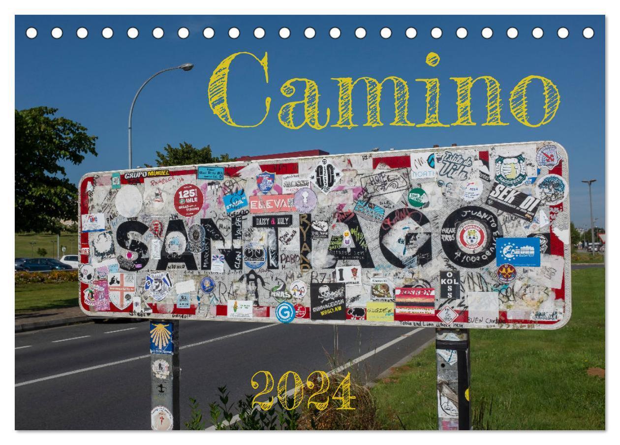 Cover: 9783675906488 | Camino 2024 (Tischkalender 2024 DIN A5 quer), CALVENDO Monatskalender