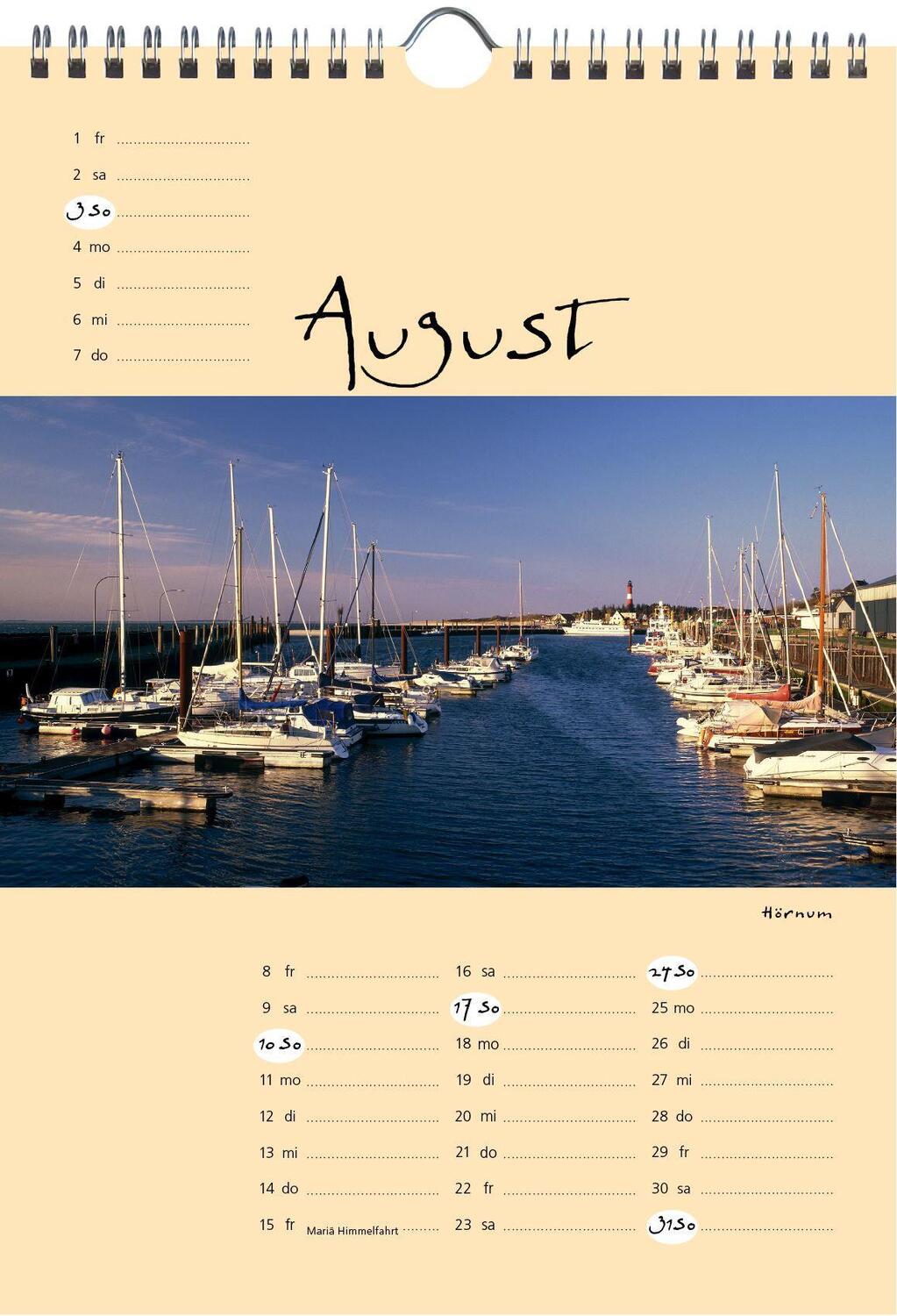 Bild: 9783944498591 | Sylt-die Insel 2025 A4 Kalender | Gernot Westendorf | Kalender | 2025