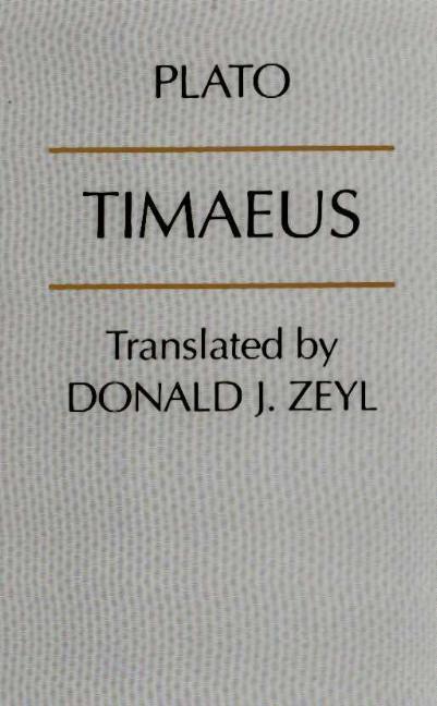 Cover: 9780872204461 | Timaeus | Plato | Taschenbuch | Englisch | 2000 | EAN 9780872204461