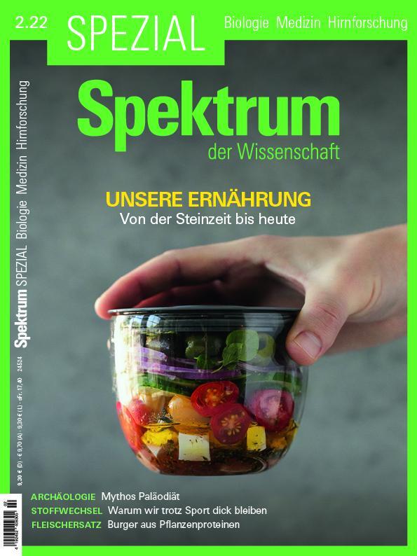 Cover: 9783958926295 | Spektrum Spezial - Unsere Ernährung | Von der Steinzeit bis heute