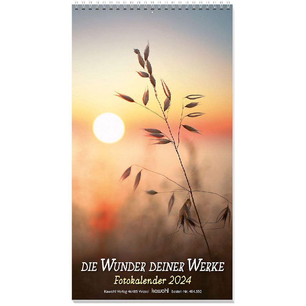 Cover: 9783754855041 | Die Wunder deiner Werke 2024 | Besinnungskalender | Kalender | 14 S.