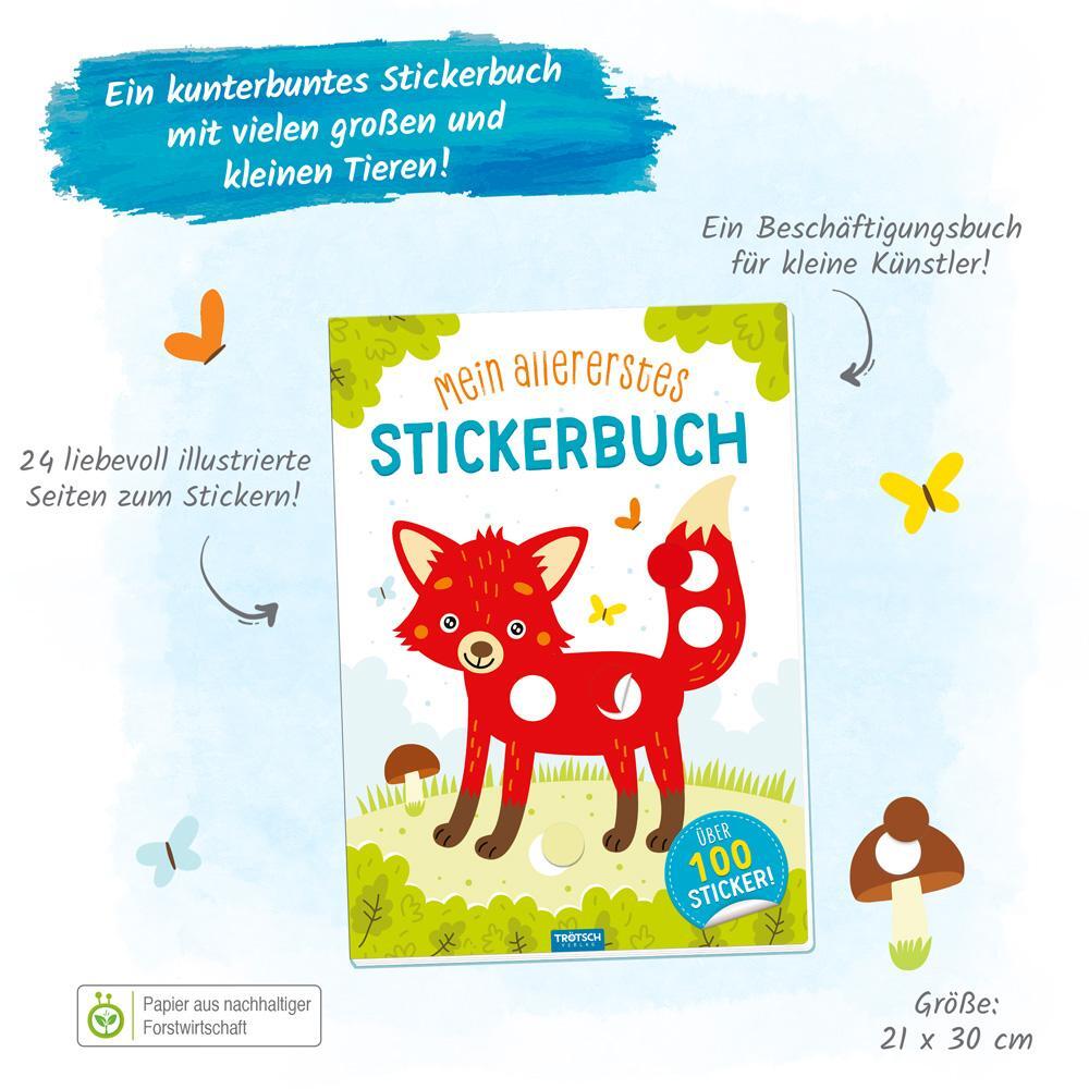 Bild: 9783965528246 | Trötsch Mein allererstes Stickerbuch Fuchs | Trötsch Verlag | Buch