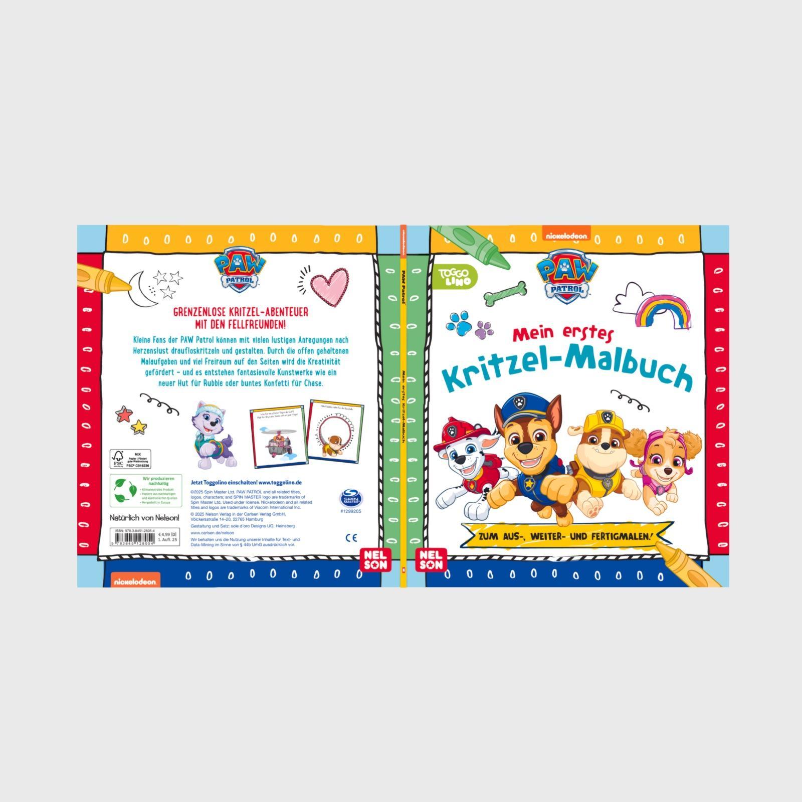 Bild: 9783845128054 | PAW Patrol Lernbuch: Mein erstes Kritzel-Malbuch | Taschenbuch | 64 S.