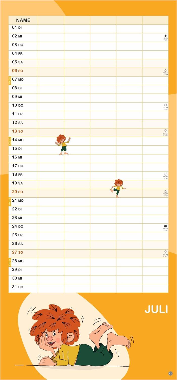 Bild: 9783756413478 | Pumuckl Familienplaner 2025 | Kalender | Spiralbindung | 15 S. | 2025