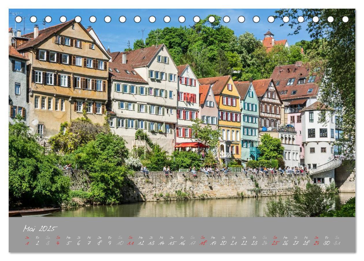 Bild: 9783435570751 | Zwölf Monate in Tübingen (Tischkalender 2025 DIN A5 quer), CALVENDO...