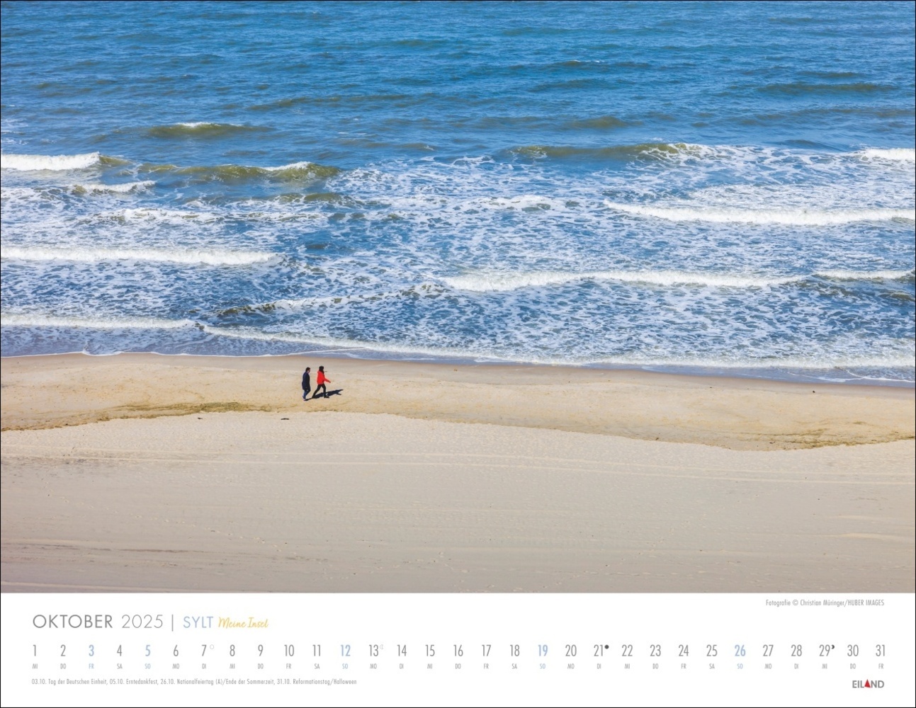 Bild: 9783964023537 | Sylt - Meine Insel Kalender 2025 | Kalender | Spiralbindung | 13 S.