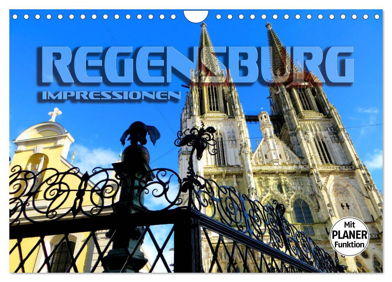 Cover: 9783383306389 | REGENSBURG - Impressionen (Wandkalender 2024 DIN A4 quer), CALVENDO...