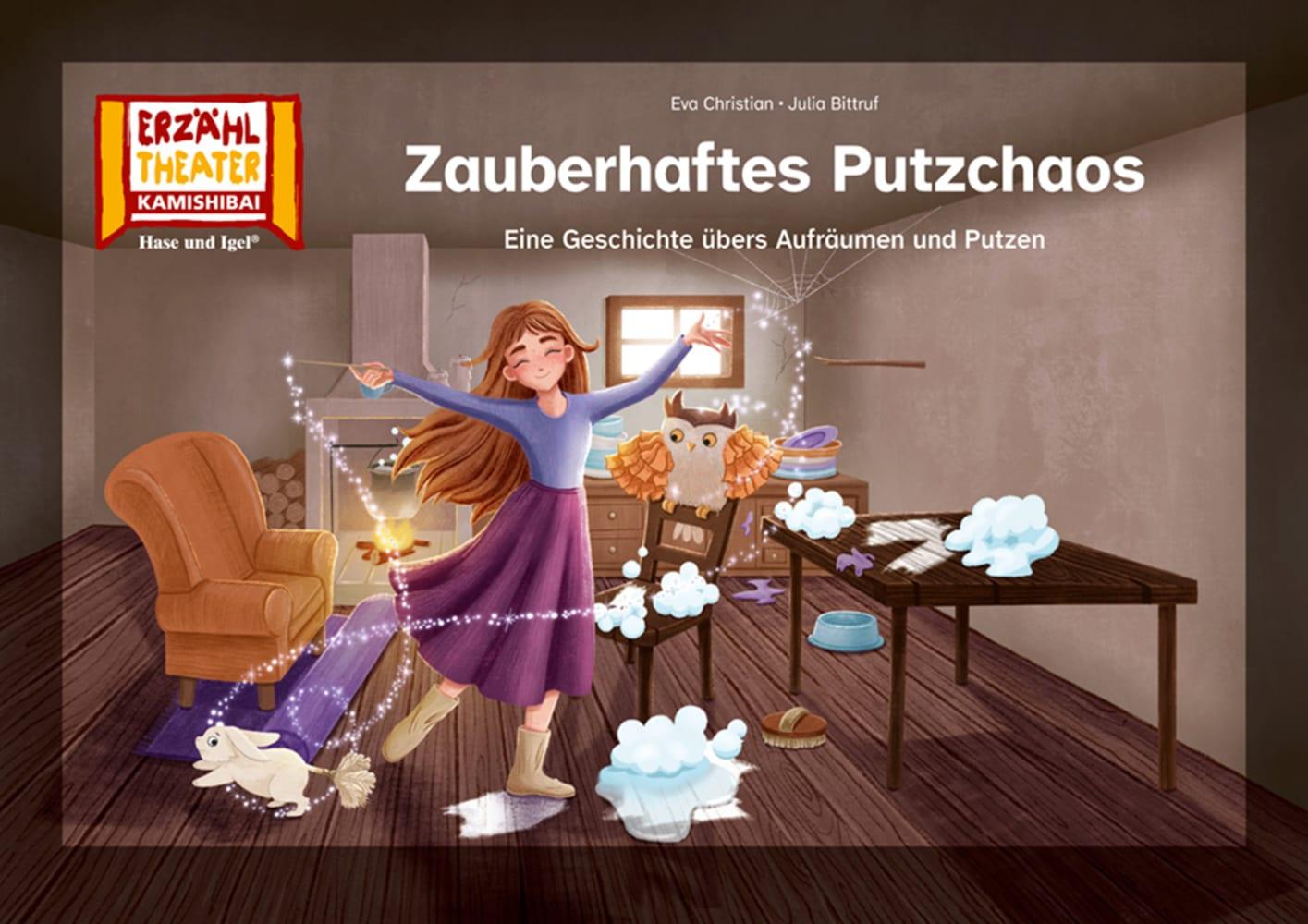 Cover: 4260505832582 | Zauberhaftes Putzchaos / Kamishibai Bildkarten | Eva Christian | Buch