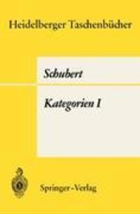 Cover: 9783540048657 | Kategorien I | H. Schubert | Taschenbuch | Heidelberger Taschenbücher
