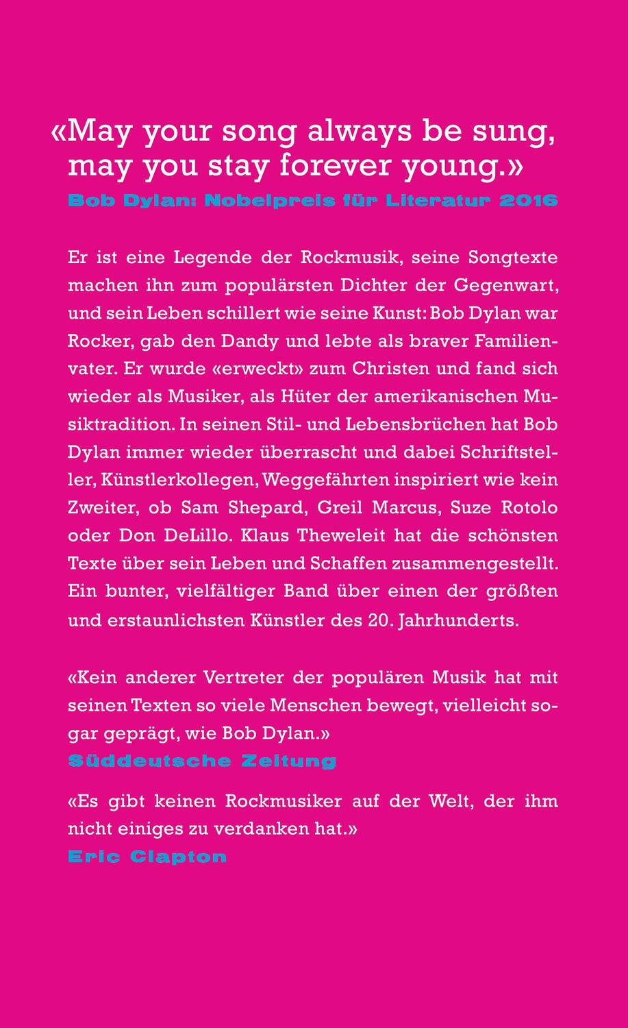 Rückseite: 9783871347184 | How does it feel | Das Bob-Dylan-Lesebuch | Klaus Theweleit | Buch