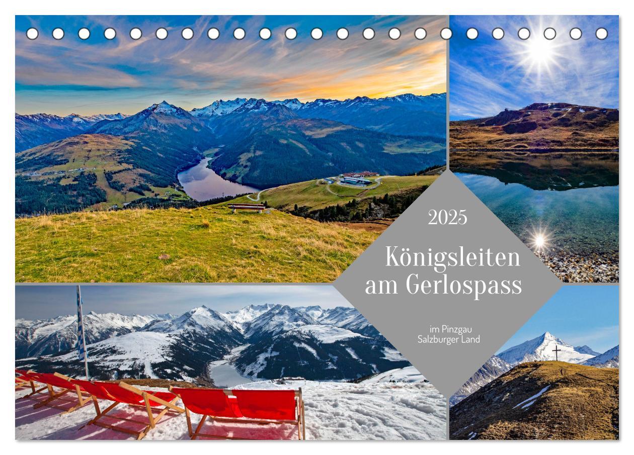 Cover: 9783383925092 | Königsleiten am Gerlospass (Tischkalender 2025 DIN A5 quer),...