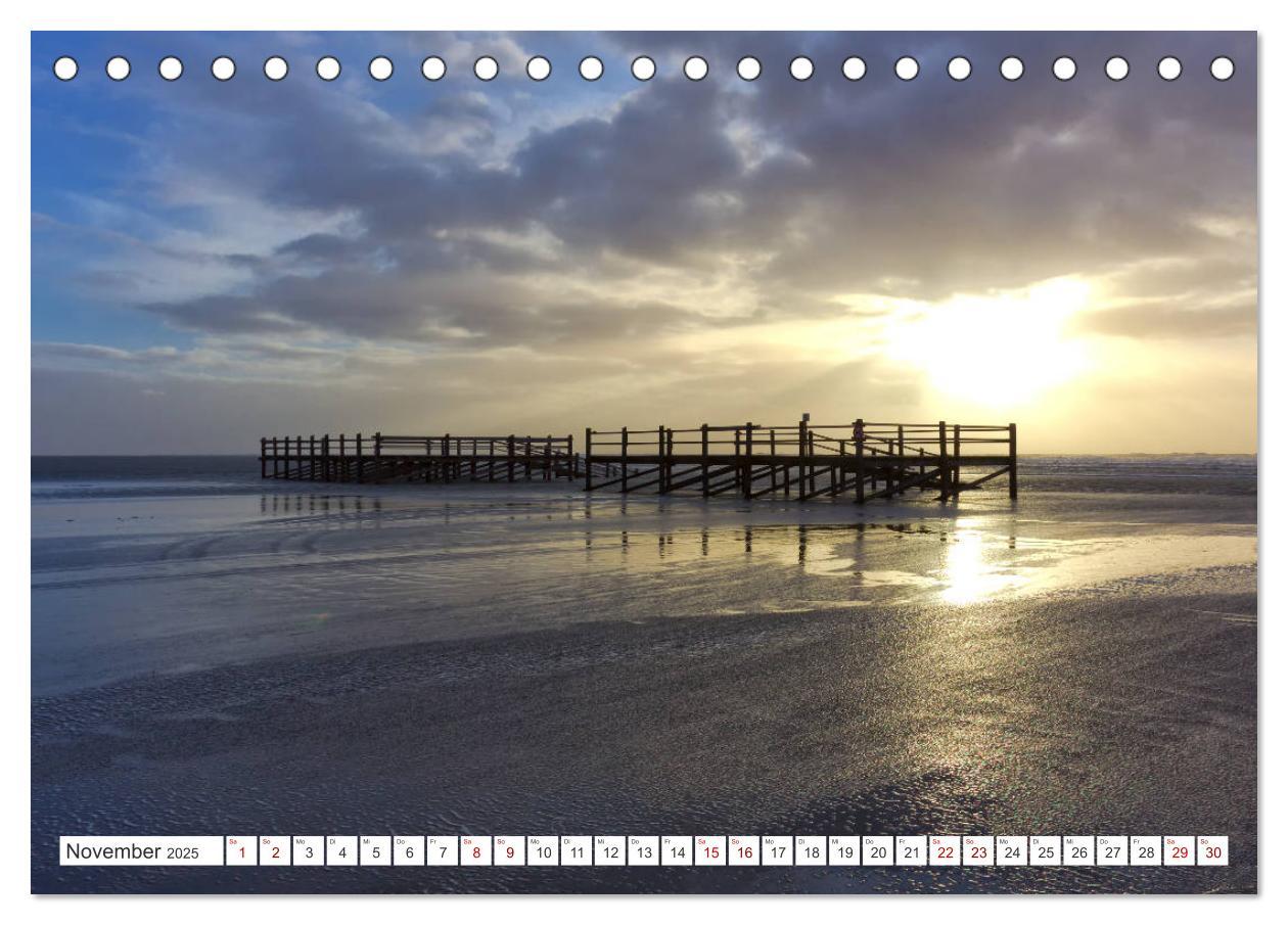 Bild: 9783435448968 | ST. PETER ORDING Strand und Meer (Tischkalender 2025 DIN A5 quer),...