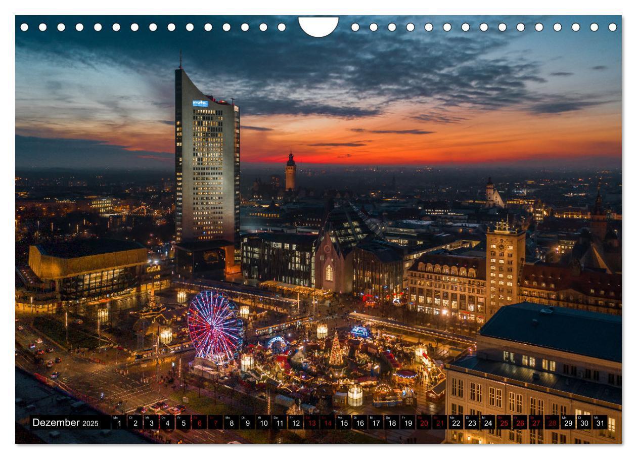 Bild: 9783383989070 | Leipzig von Oben 2025 (Wandkalender 2025 DIN A4 quer), CALVENDO...