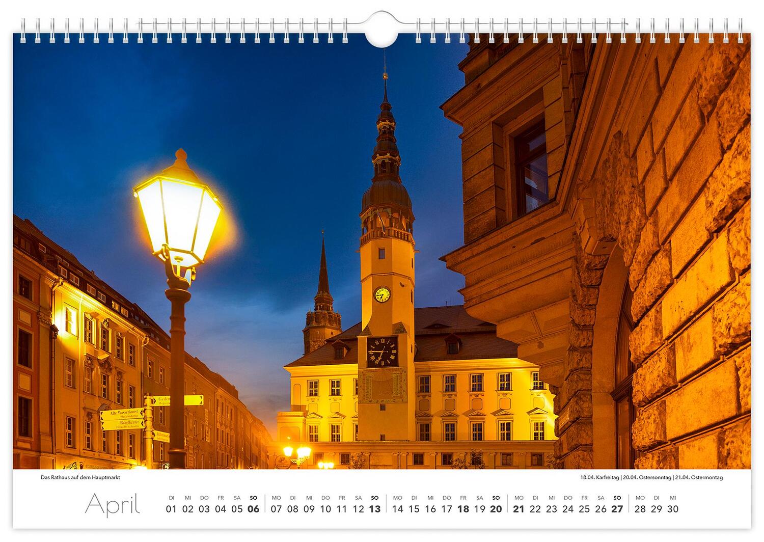 Bild: 9783910680531 | Kalender Bautzen 2025 | 45 x 30 cm weißes Kalendarium | Peter Schubert