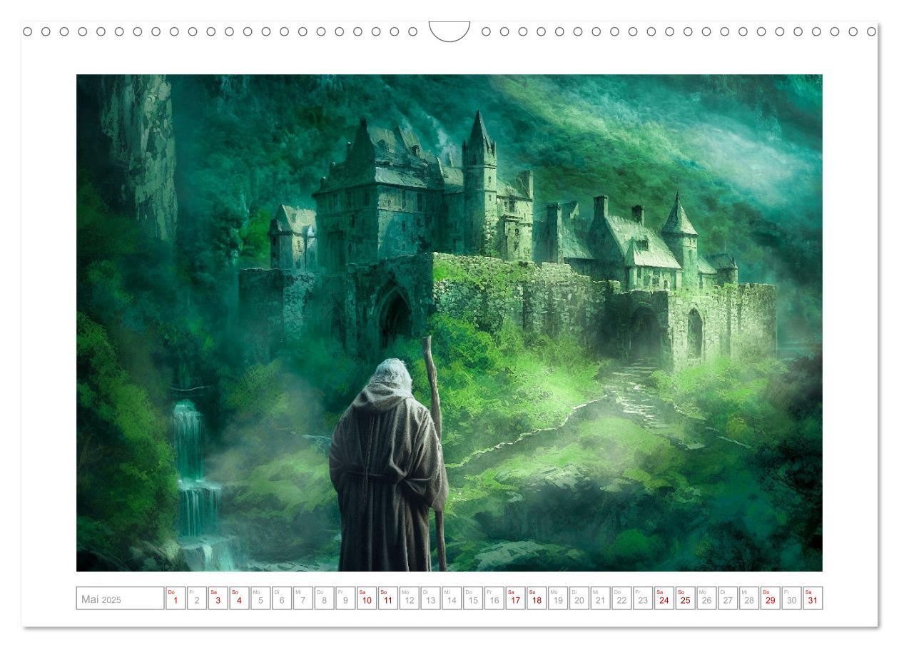 Bild: 9783383826160 | Die Reise des Magiers (Wandkalender 2025 DIN A3 quer), CALVENDO...