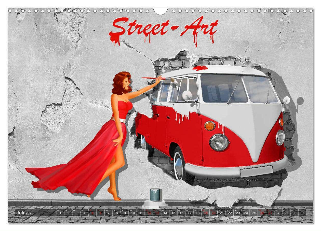 Bild: 9783435452491 | Street-Art in Digital-Art by Mausopardia (Wandkalender 2025 DIN A3...