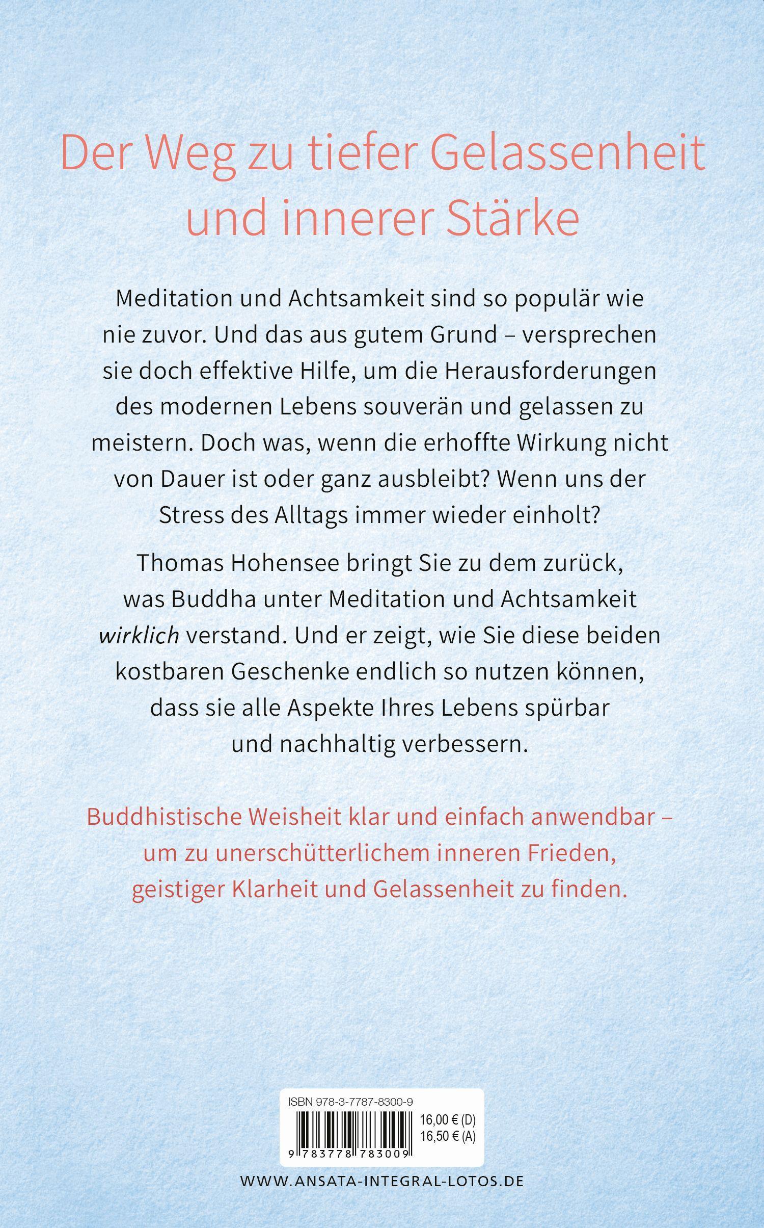 Bild: 9783778783009 | Buddhas kostbare Geschenke an dich | Thomas Hohensee | Buch | 192 S.