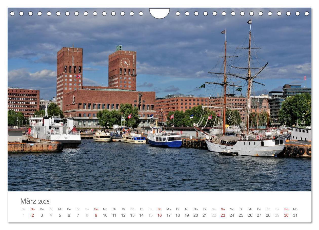 Bild: 9783435614509 | Oslo im Auge des Fotografen (Wandkalender 2025 DIN A4 quer),...