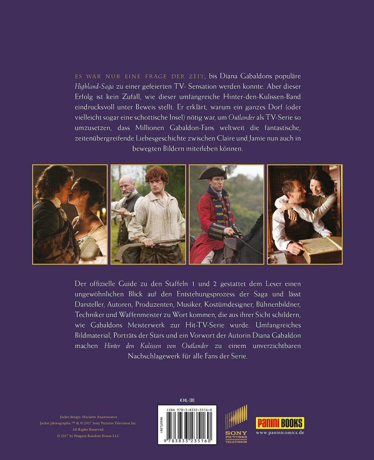 Rückseite: 9783833235160 | Hinter den Kulissen von Outlander: Die TV-Serie | Tara Bennett | Buch