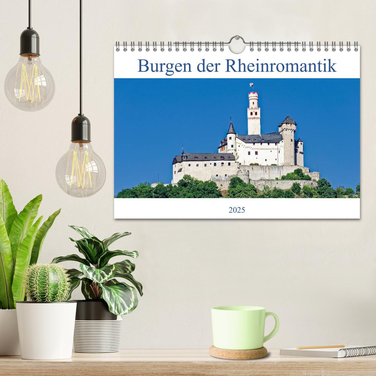 Bild: 9783435362394 | Burgen der Rheinromantik (Wandkalender 2025 DIN A4 quer), CALVENDO...