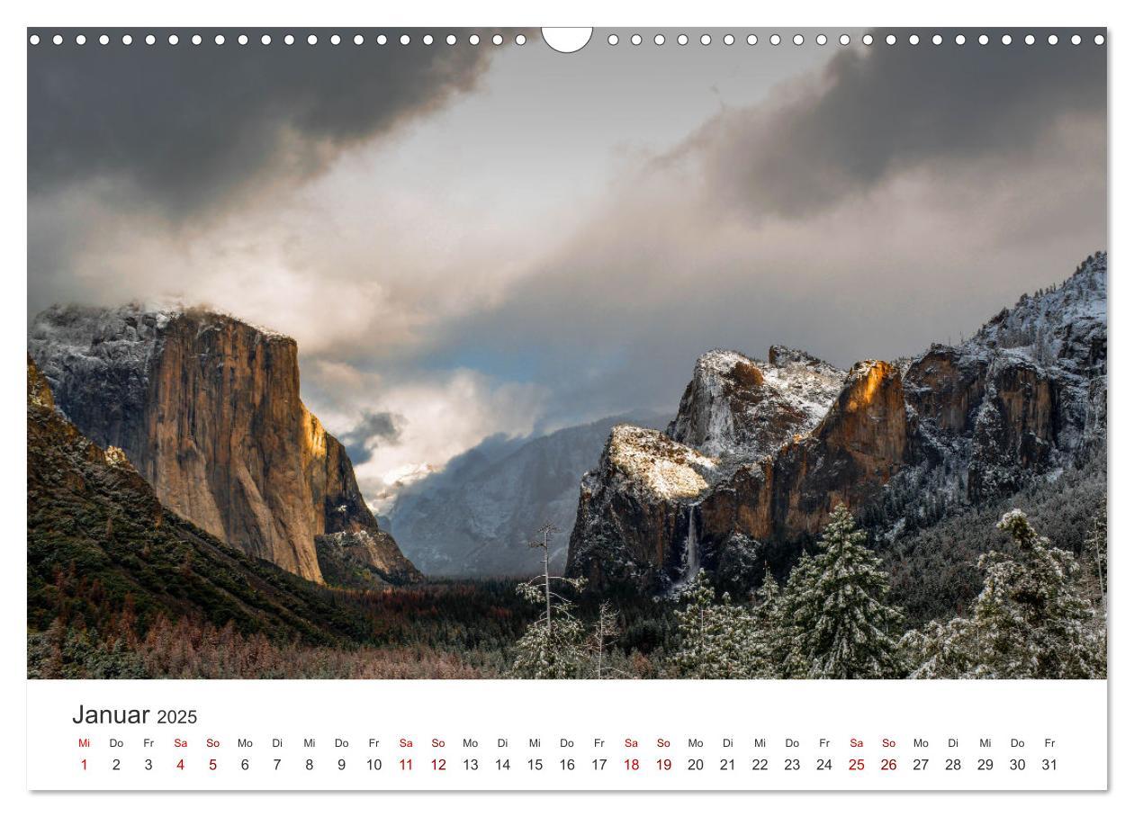 Bild: 9783435354863 | Yosemite - Nationalpark (Wandkalender 2025 DIN A3 quer), CALVENDO...