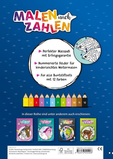 Bild: 9783473555406 | Malen nach Zahlen ab 7 Jahren: Im Meer | Maja Wagner | Taschenbuch