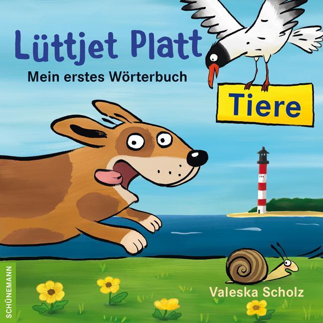 Cover: 9783944552828 | Lüttjet Platt - Tiere | Mein erstes Wörterbuch | Valeska Scholz | Buch