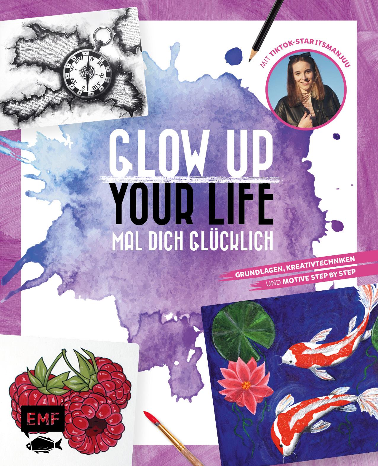 Cover: 9783745912890 | Glow up your life - Mal dich glücklich | Itsmanjuu | Buch | 128 S.