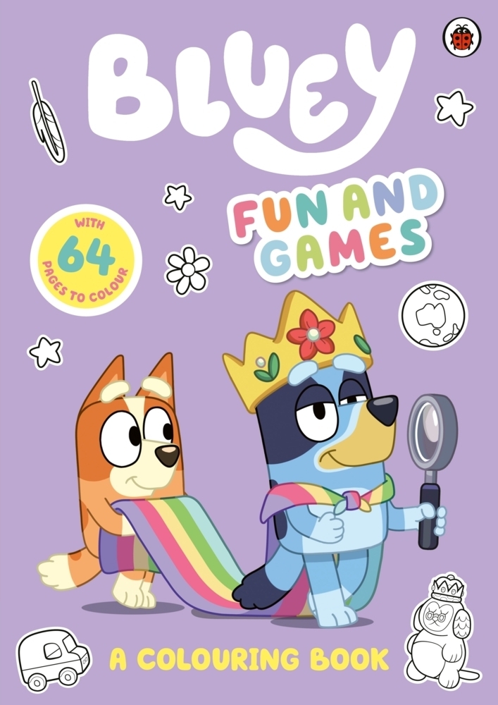 Cover: 9780241536551 | Bluey: Fun and Games: A Colouring Book | Official Colouring Book