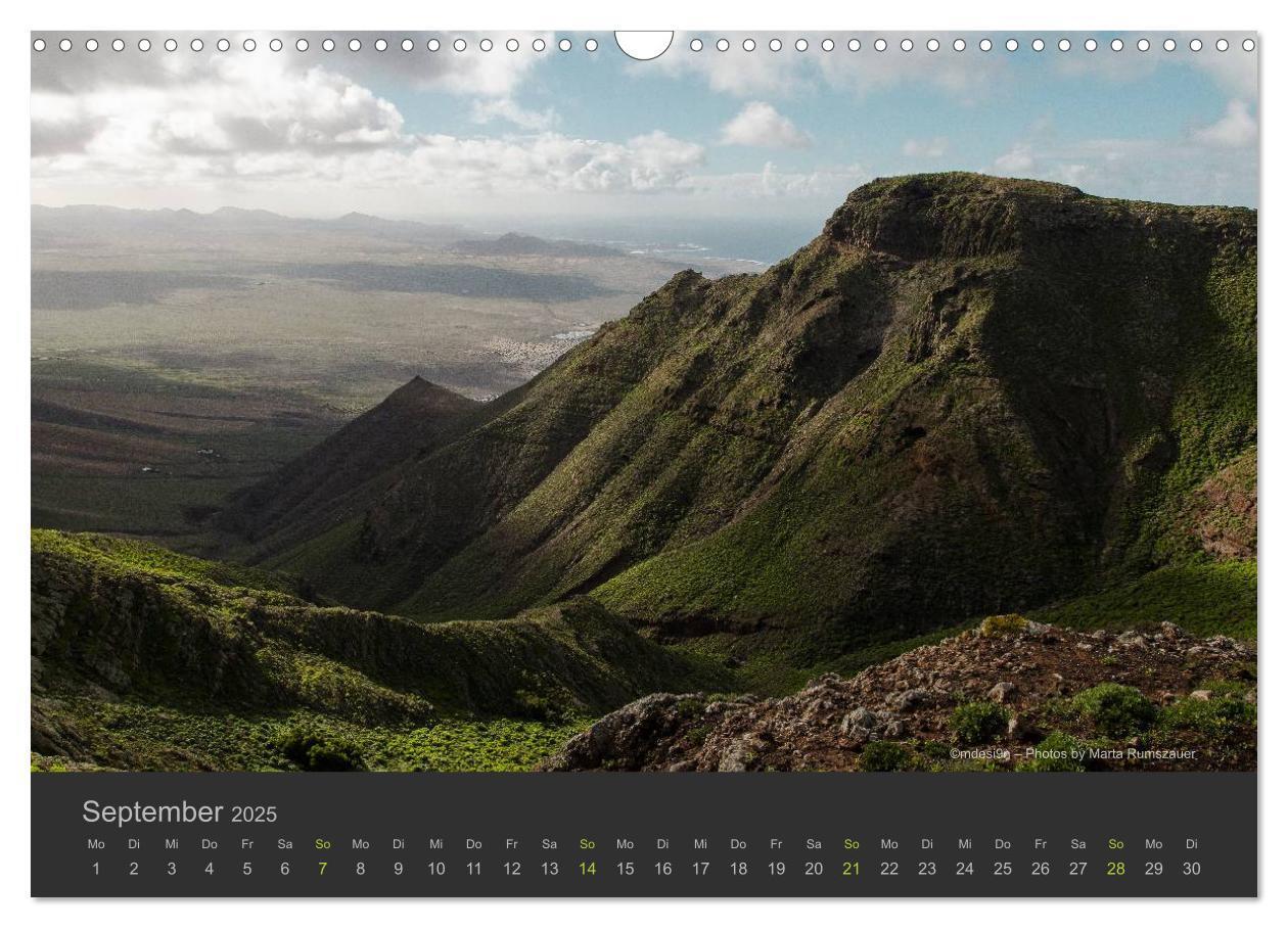 Bild: 9783435496747 | Vulkaninsel ¿ Lanzarote (Wandkalender 2025 DIN A3 quer), CALVENDO...