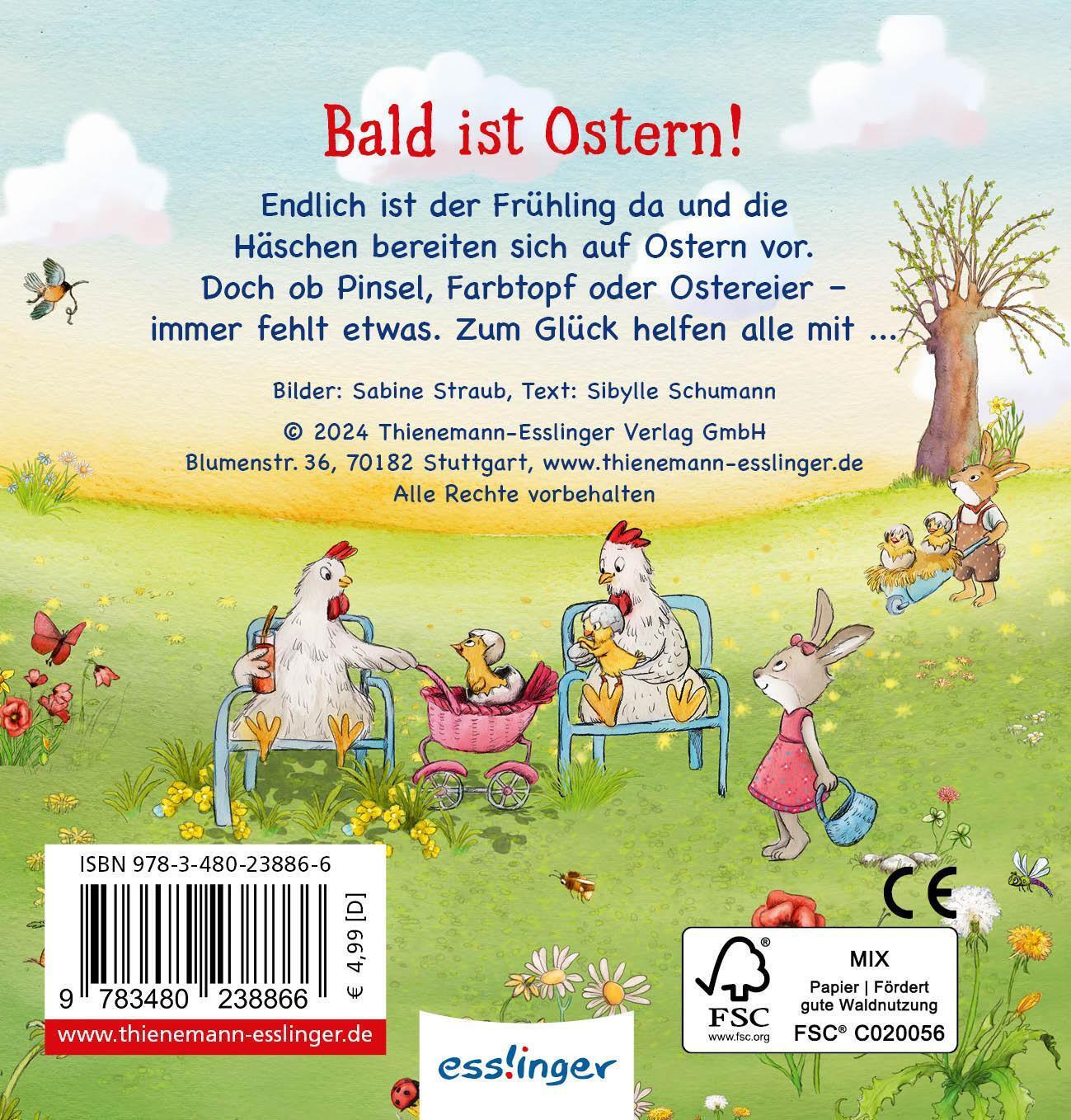 Rückseite: 9783480238866 | Fröhliche Ostern! | Mini-Ausgabe Mit Suchaufgaben &amp; kurzer Geschichte