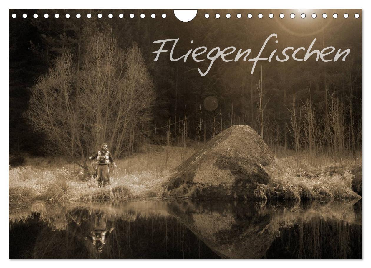 Cover: 9783435665747 | Fliegenfischen (Wandkalender 2025 DIN A4 quer), CALVENDO...