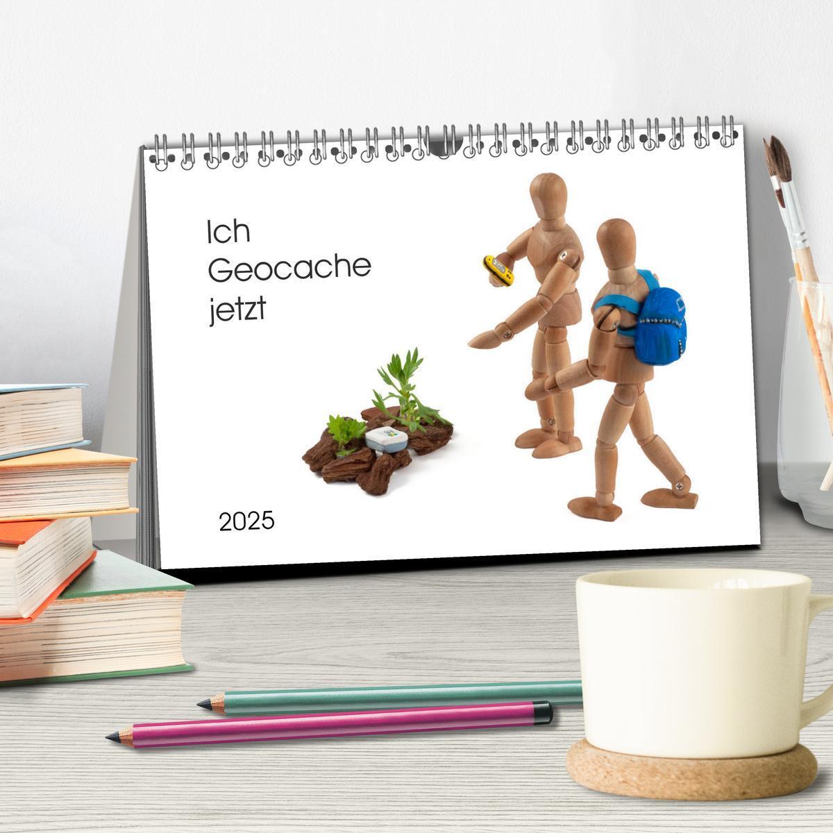 Bild: 9783435137107 | Ich Geocache jetzt (Tischkalender 2025 DIN A5 quer), CALVENDO...