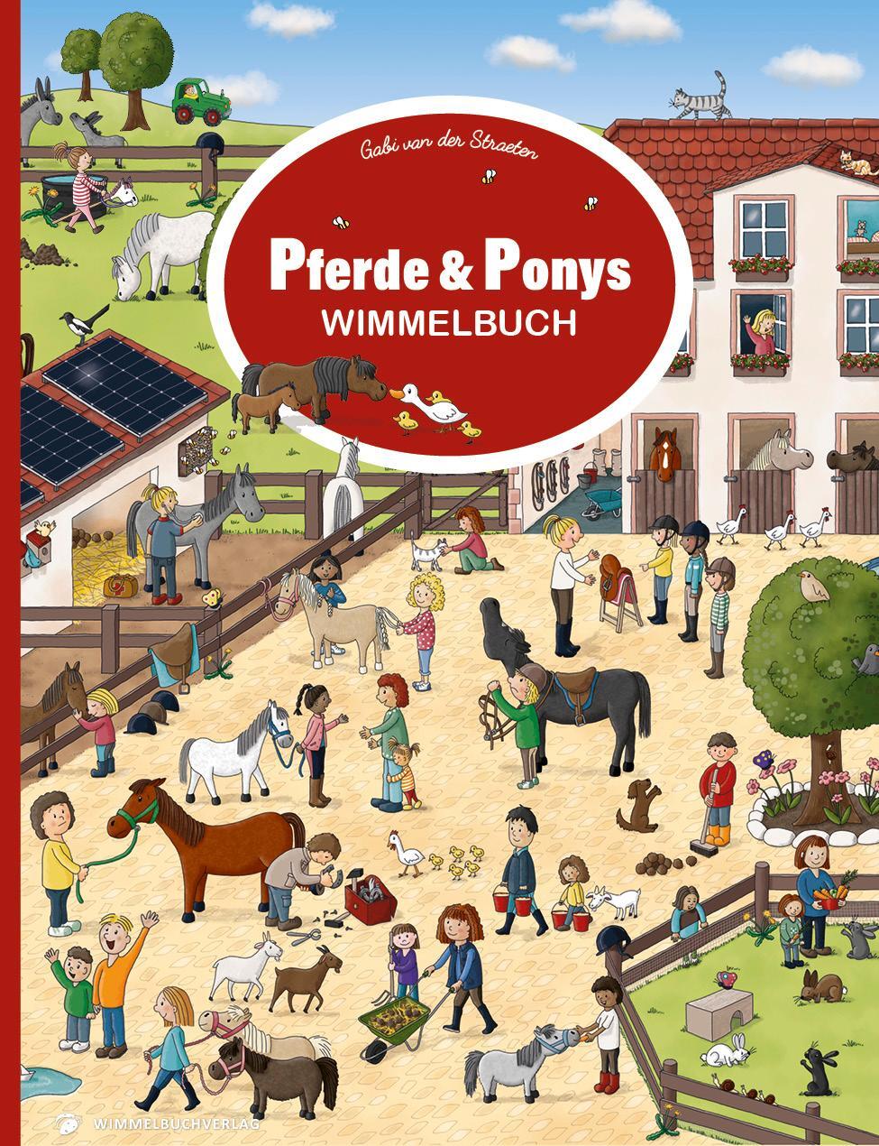 Cover: 9783985850235 | Pferde und Ponys Wimmelbuch | Gabi van der Straeten | Buch | 16 S.