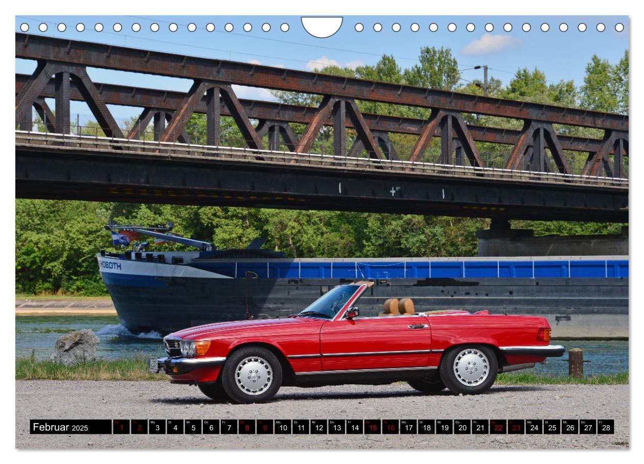 Bild: 9783435209415 | Ein Stern für Amerika - Mercedes Benz 560 SL (Wandkalender 2025 DIN...