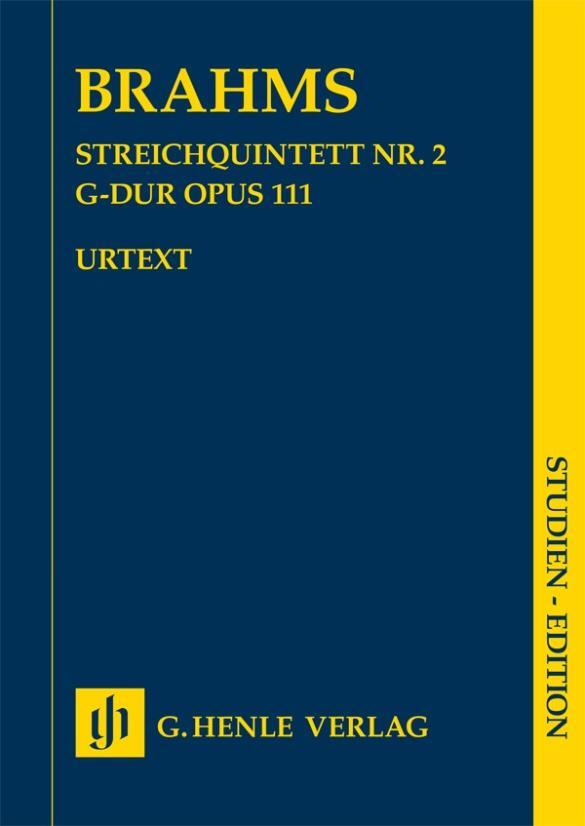 Cover: 9790201874838 | Brahms, Johannes - Streichquintett Nr. 2 G-dur op. 111 | Kirsch | Buch