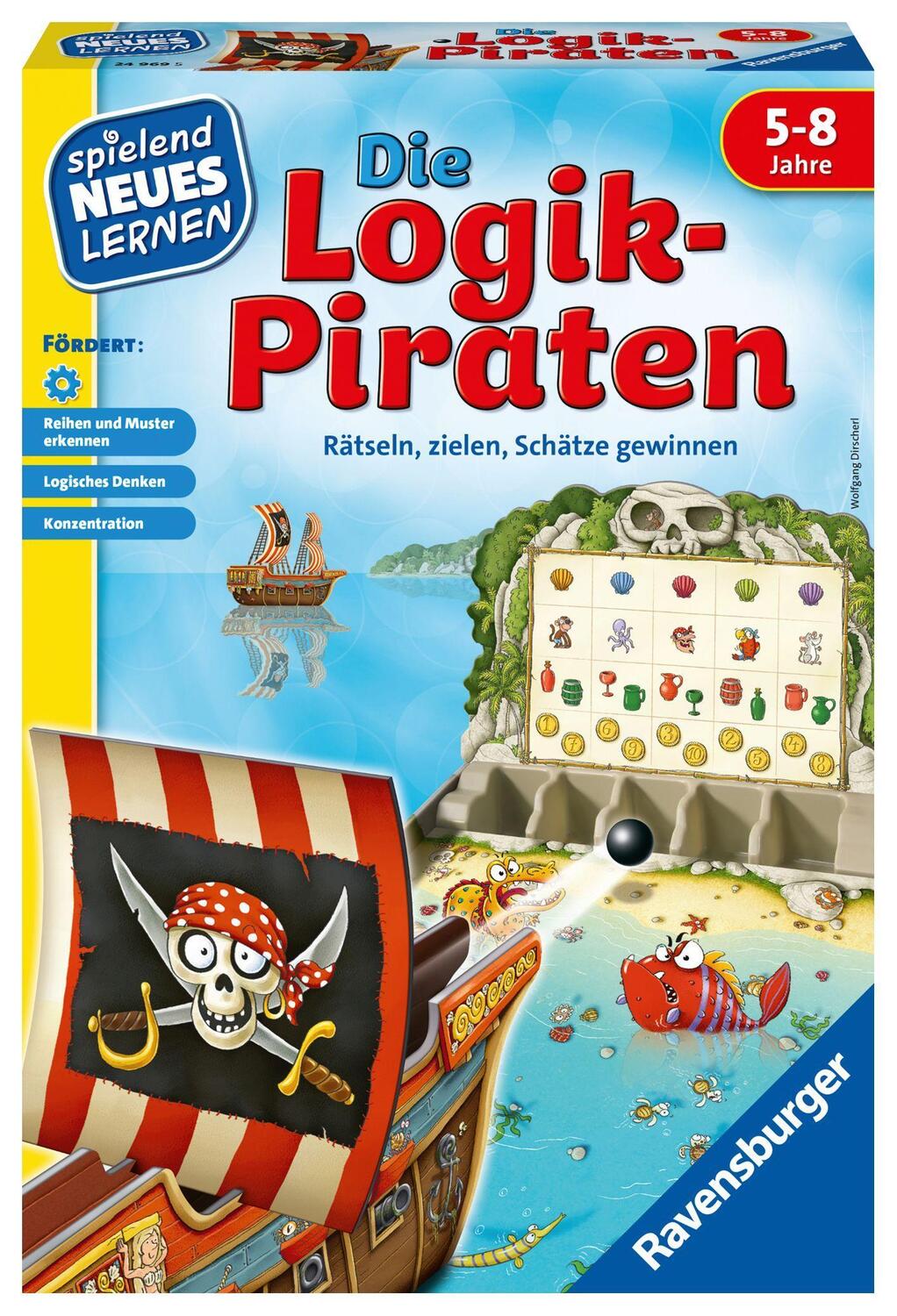 Cover: 4005556249695 | Die Logik-Piraten | Rätseln, zielen, Schätze gewinnen | Dirscherl