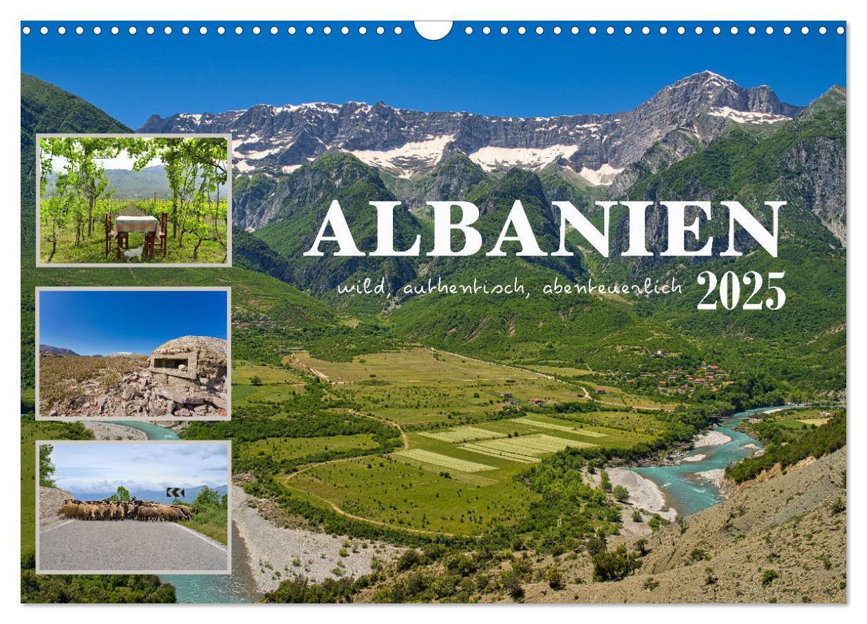 Cover: 9783383798337 | Albanien - wild, authentisch, abenteuerlich (Wandkalender 2025 DIN...