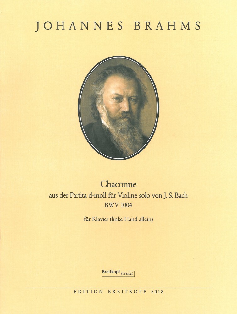Cover: 9790004165607 | Chaconne (BWV 1004) | Johannes Brahms | Breitkopf Urtext Edition